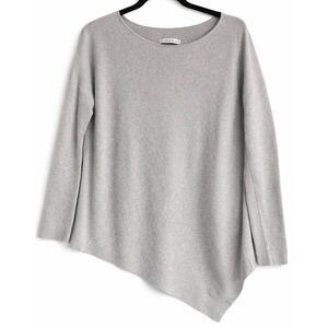 Alice Olivia Womens Small sweater angora rabbit wool gray boat neck super soft